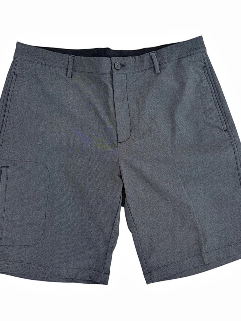Greg Norman Men's Gray Flat Front Golf Shorts Waist 36 Like New
